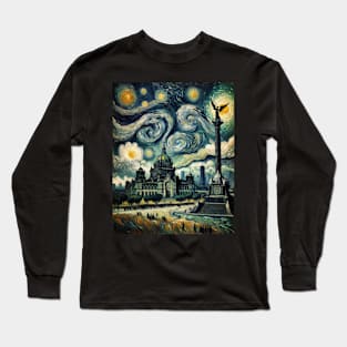 Van Gogh's house Long Sleeve T-Shirt